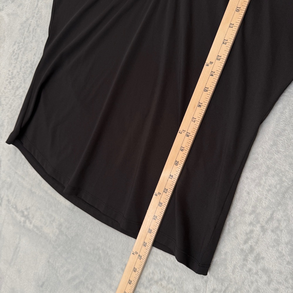 Cutter & Buck Mens XL Black Quarter Zip Performance Polo Shirt Short Sleeve Logo - Picture 8 of 9